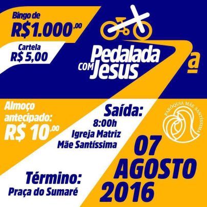 pedalada com jesus