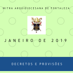 Nomeações e provisões – Janeiro 2019