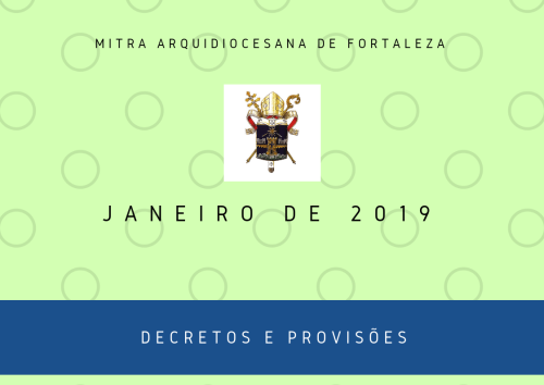 Nomeações e provisões – Janeiro 2019