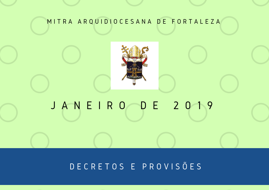 Nomeações e provisões – Janeiro 2019