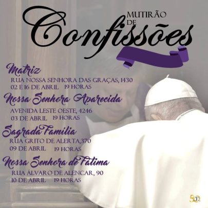 Mutirão de Confissões Cristo Redentor 2019