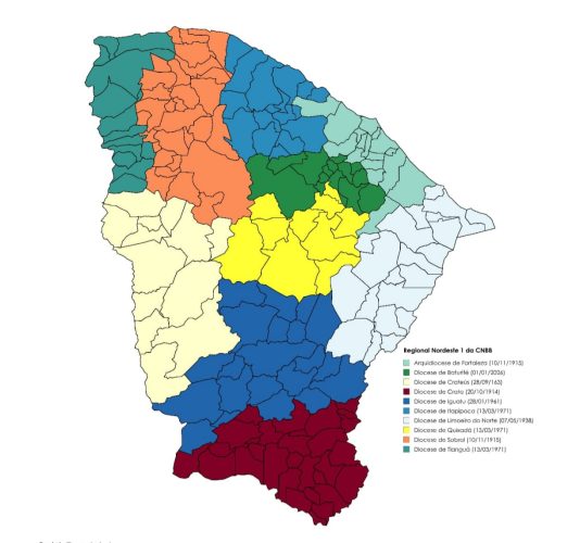 mapa regional em Mapas
