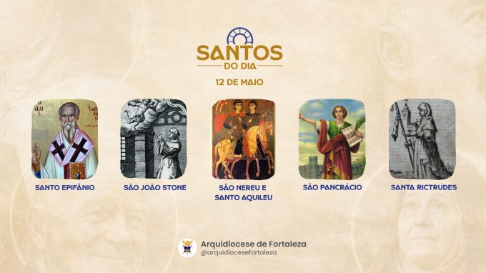 santos 12 05 em Santos do Dia (12/05): Santo Epifânio, São João Stone, São Nereu e Santo Aquileu e outros