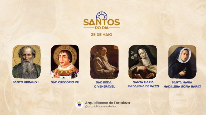 santos 25 05 em Santos do dia (25/05): Santo Urbano I, São Gregório VII, São Beda, o Venerável e outros