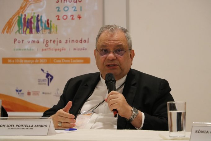 dom joel coletiva em Diretrizes e implementação do Sínodo: dom Joel apresenta três passos para a Igreja no Brasil