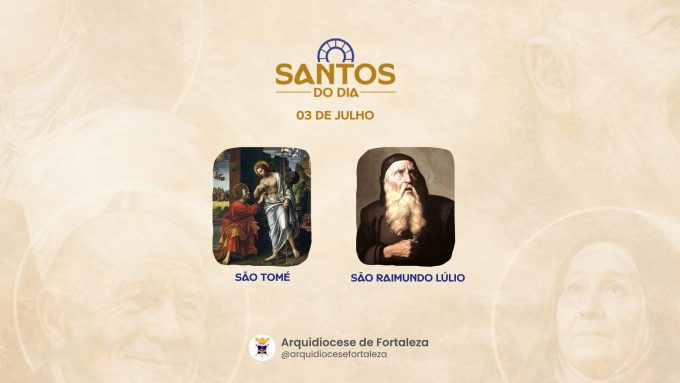 santos 03 073 em Santos do Dia (03/07): São Tomé e São Raimundo Lúlio