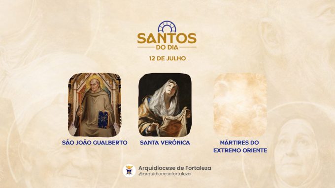 santos 12 07 em Santos do Dia (12/07): São João Gualberto, Santa Verônica e Mártires do Extremo Oriente