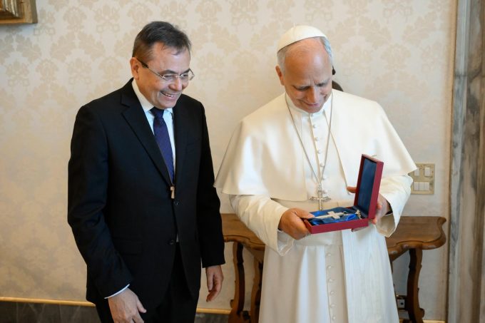 whatsapp image 2026 06 19 at 14.15.08 1 em Moysés Azevedo é recebido pelo Papa Leão XIV em audiência privada no Vaticano nesta sexta, 19