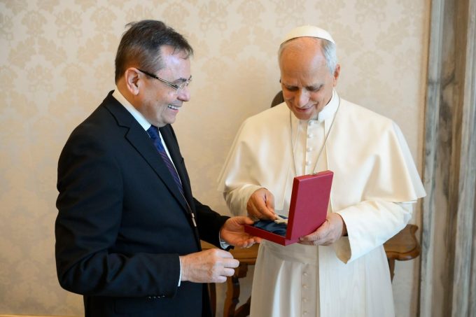 whatsapp image 2026 06 19 at 14.15.08 em Moysés Azevedo é recebido pelo Papa Leão XIV em audiência privada no Vaticano nesta sexta, 19