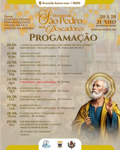 whatsapp image 2026 06 24 at 13.25.48 em Devotos festejam São Pedro na comunidade do Mucuripe