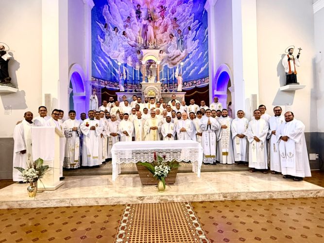 retiro clero 07.26 em Retiro anual reúne 68 clérigos da Arquidiocese de Fortaleza no Mosteiro dos Jesuítas, em Baturité