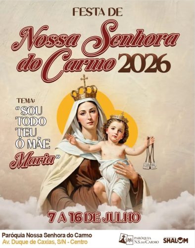 whatsapp image 2026 07 06 at 00.33.21 em Paróquia de Nossa Senhora do Carmo inicia festejo em honra à padroeira no dia 7 de julho
